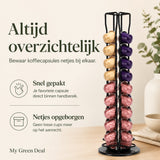 RVS Capsulehouder Zwart - My Green Deal
