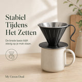 RVS Koffiefilter zwart - My Green Deal