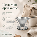 RVS Koffiefilter Herbruikbaar - My Green Deal