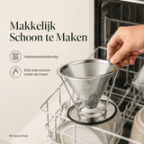 RVS Koffiefilter Herbruikbaar - My Green Deal