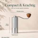 RVS Koffiemaler Zilver - My Green Deal
