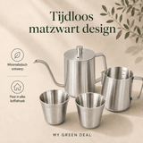 RVS Koffie bundel zilver - My Green Deal