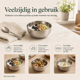 RVS kom dubbelwandig Ø10cm