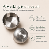 RVS kom dubbelwandig Ø10cm