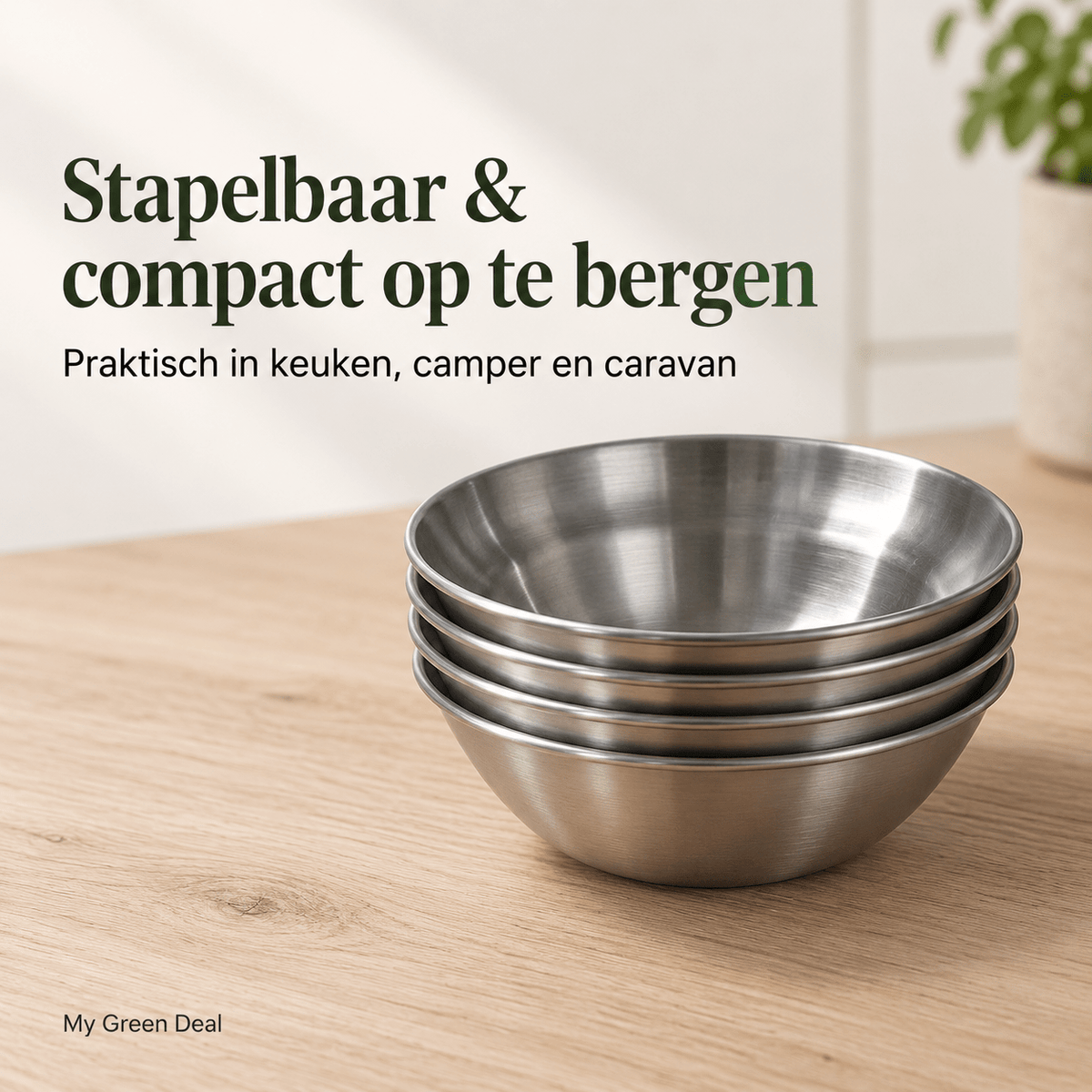 RVS kom enkelwandig Ø13cm - My Green Deal
