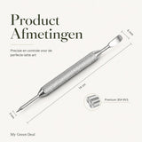 RVS latte art pen zilver - My Green Deal
