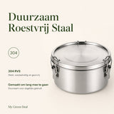 RVS Lunchbox rond 780ml - My Green Deal