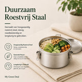 RVS Lunchbox rond 780ml - My Green Deal