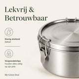 RVS Lunchbox rond 780ml - My Green Deal