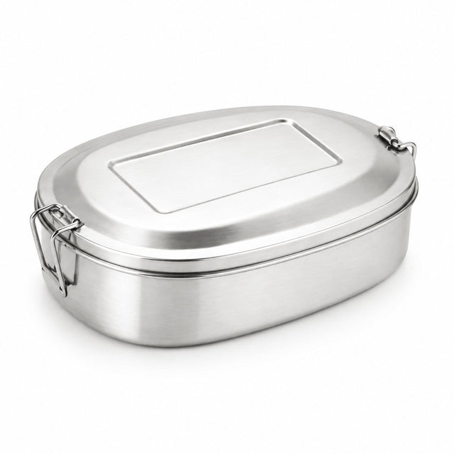 RVS lunchbox ovaal 500ml - My Green Deal