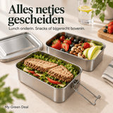 RVS lunchbox 540+800ml - My Green Deal