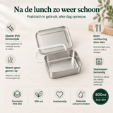 RVS Lunchbox 600ml - My Green Deal