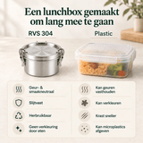 RVS Lunchbox rond 480ml - My Green Deal