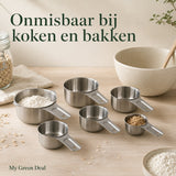RVS maatbekerset 7 stuks - My Green Deal
