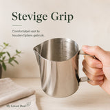 RVS Melkkan Zilver 350ml – Barista Pitcher - My Green Deal