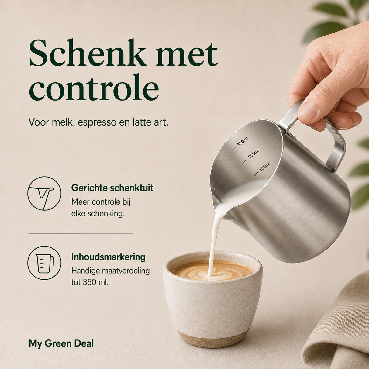 RVS koffiebundel XL - Zilver