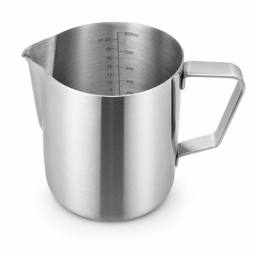 RVS Melkkan Zilver 600ml – Barista Pitcher - My Green Deal