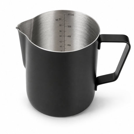 RVS Melkkan Zwart 600ml – Barista Pitcher - My Green Deal