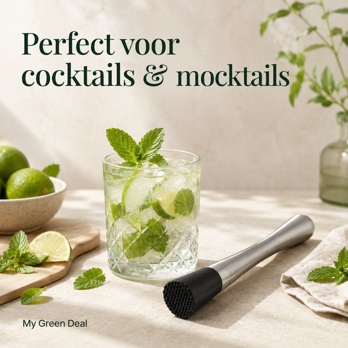 RVS Cocktail Stamper - My Green Deal