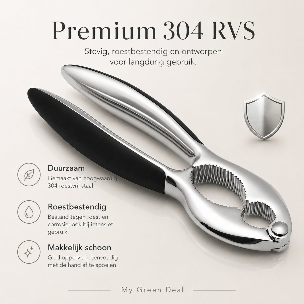 RVS notenkraker - My Green Deal