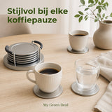 RVS Onderzetters Set – 6 stuks - My Green Deal