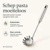 RVS Pastalepel 34 cm - My Green Deal