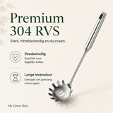 RVS Pastalepel 34 cm - My Green Deal
