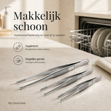 RVS keukenpincet set van 3 - My Green Deal