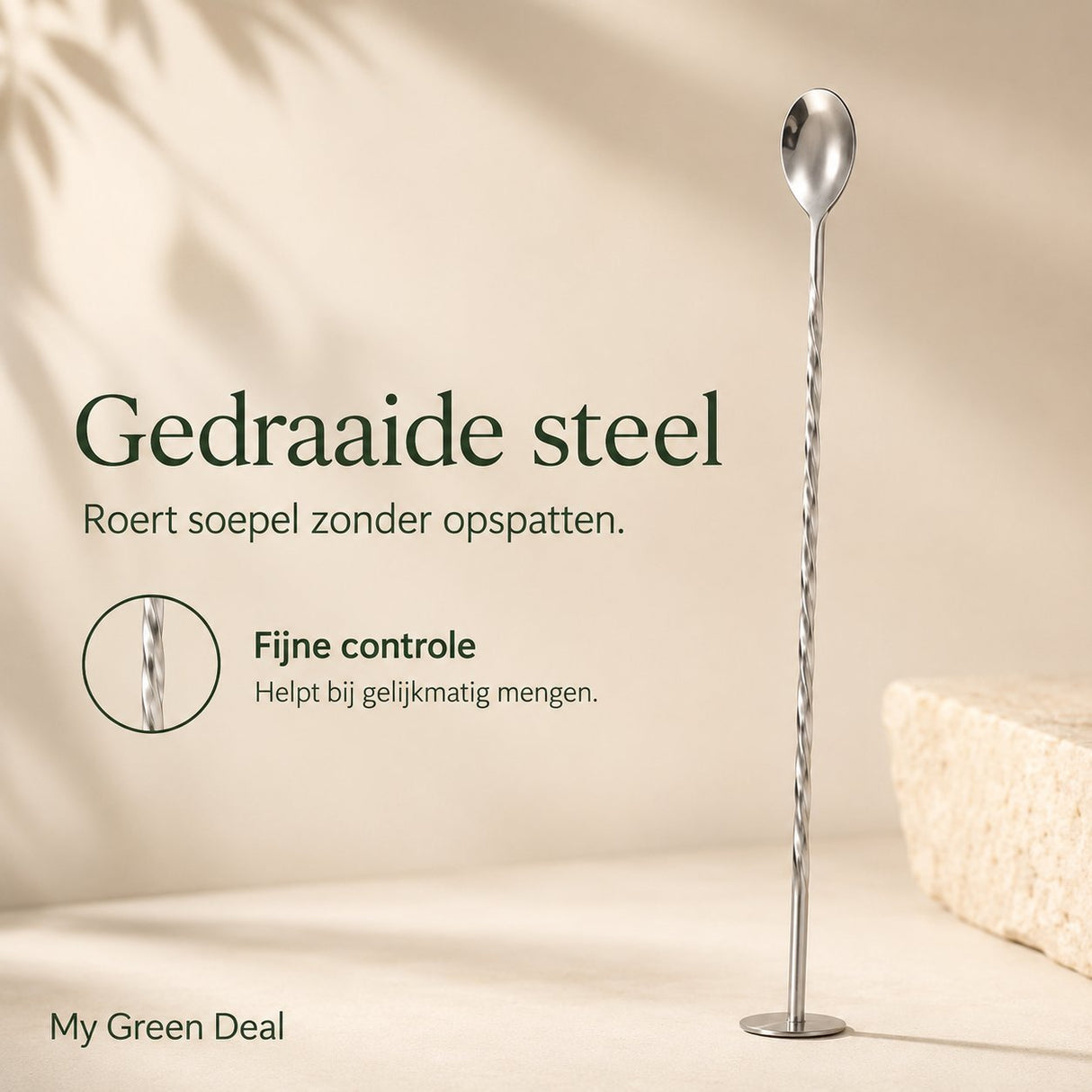 RVS Cocktail Barlepel - My Green Deal