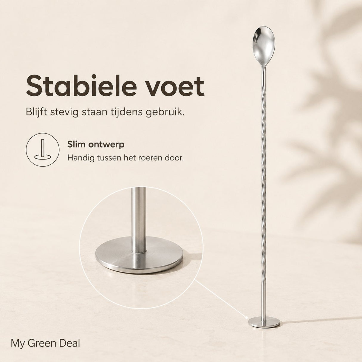 RVS Cocktail Barlepel - My Green Deal