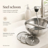 RVS Passeerzeef met 3 Schijven - My Green Deal
