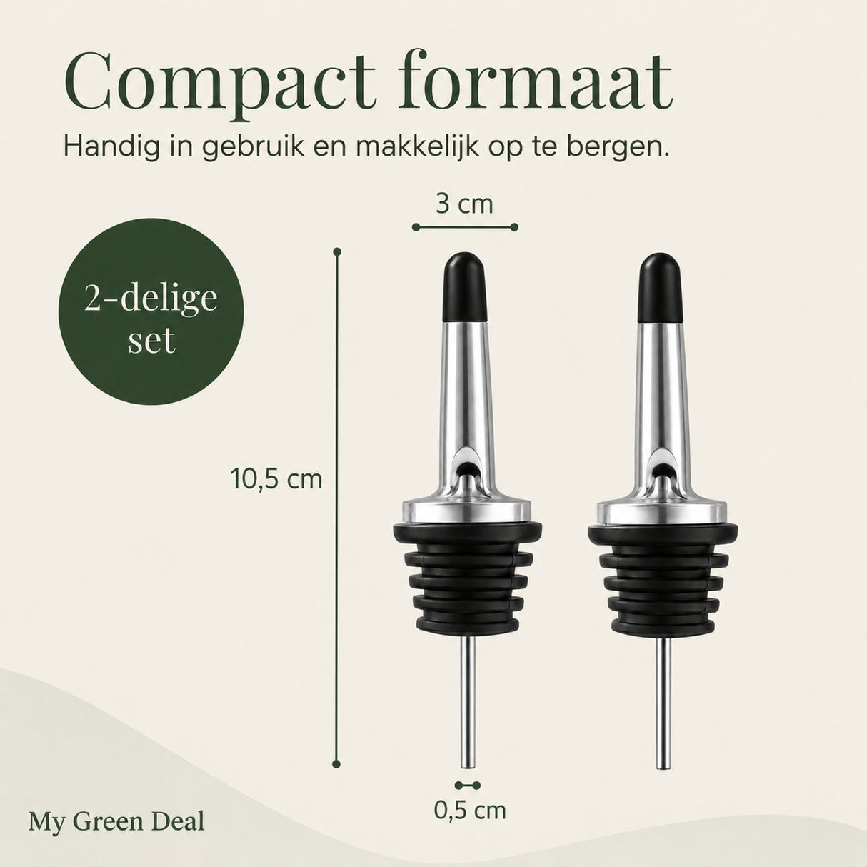 RVS Schenktuit Set van 2 - My Green Deal