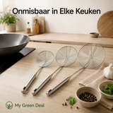 RVS Skimmerlepel set van 3 - My Green Deal