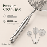 RVS Skimmerlepel set van 3 - My Green Deal