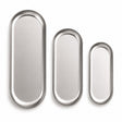 RVS Ovale Serveerplaten Set – 3 stuks - My Green Deal