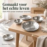 RVS serviesset enkelwandig - My Green Deal