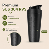 RVS Shakebeker (Zwart) - My Green Deal