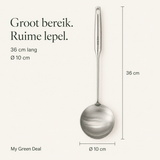 RVS Soeplepel 35 cm - My Green Deal