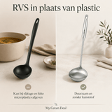 RVS Soeplepel 35 cm - My Green Deal