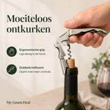RVS sommelier kurkentrekker