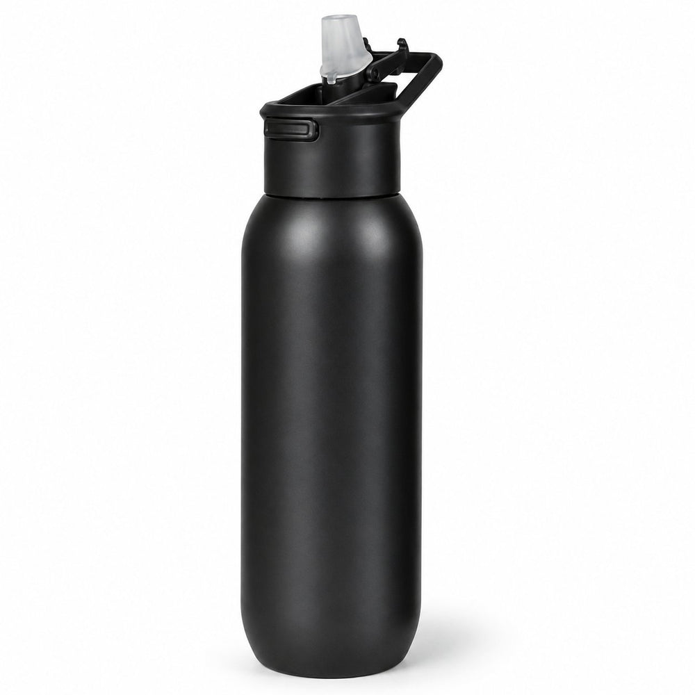 Retourdeal - RVS bidon zwart 580ml