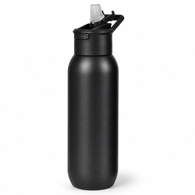RVS bidon zwart 580ml - My Green Deal
