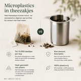 RVS Theezeef met Deksel – Thee Infuser - My Green Deal