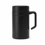 RVS koffiebeker to go 400ml Zwart - My Green Deal