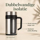 RVS Koffiebeker To Go – 400ml - My Green Deal