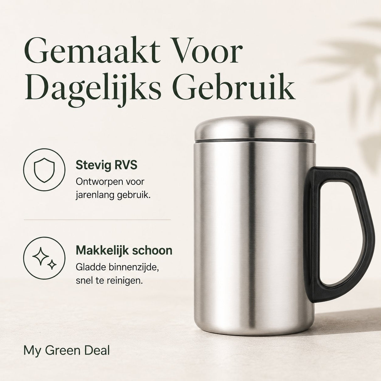 RVS Thermosbeker 500ml - My Green Deal