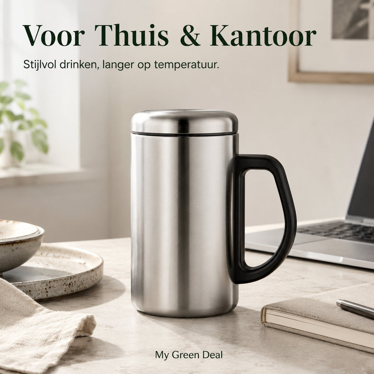 RVS Thermosbeker 500ml - My Green Deal