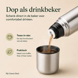 RVS Thermosfles (dubbelwandig) 750ml - My Green Deal