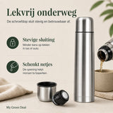 RVS Thermosfles (dubbelwandig) 1000ml - My Green Deal