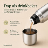 RVS Thermosfles (dubbelwandig) 1000ml - My Green Deal